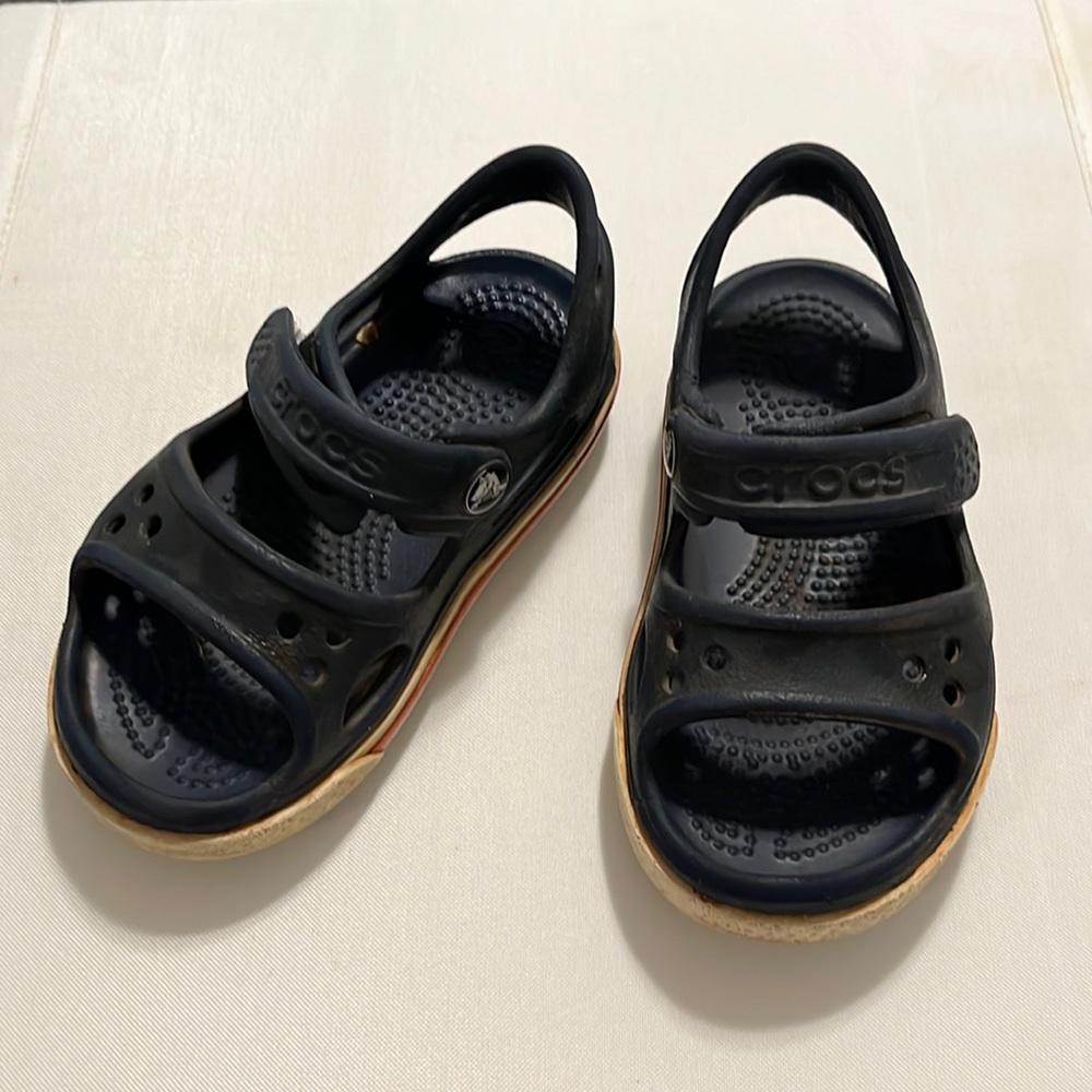 Toddler croc sandals